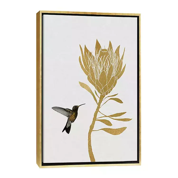 Framed Art-Kirklands Home Hummingbird Soaring Canvas Framed Art