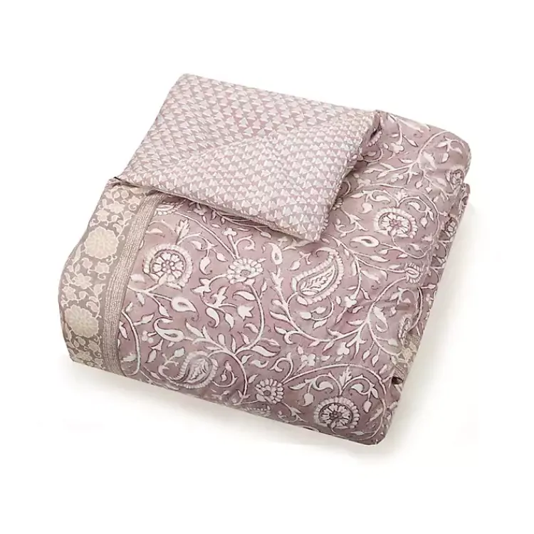 Comforters-Kirklands Home Mauve Scorro 5-pc. King Comforter Set Purple