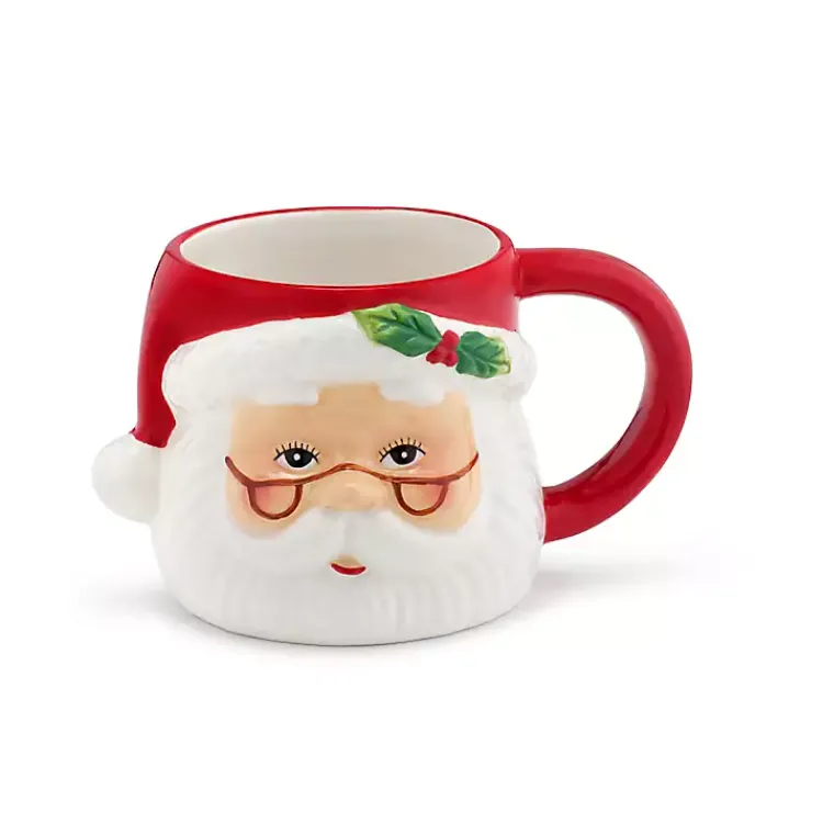 Glassware & Drinkware-Kirklands Home Santa Christmas Mug
