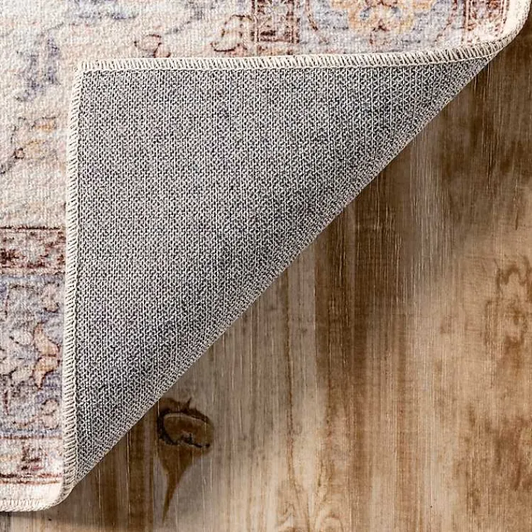 Area Rugs-Kirklands Home Transitional Floral Area Rug, 8x10 Ivory