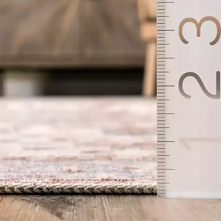 Area Rugs-Kirklands Home Transitional Floral Area Rug, 8x10 Ivory