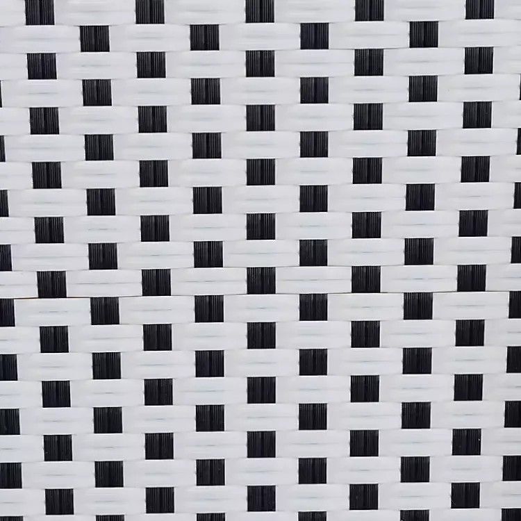 Dining Sets-Kirklands Home Black and White Woven 5-pc. Dining Set