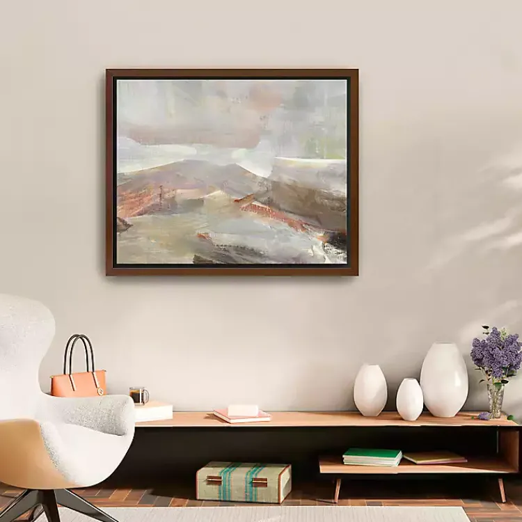 Framed Art-Kirklands Home Distant Canyon Framed Canvas Art Print
