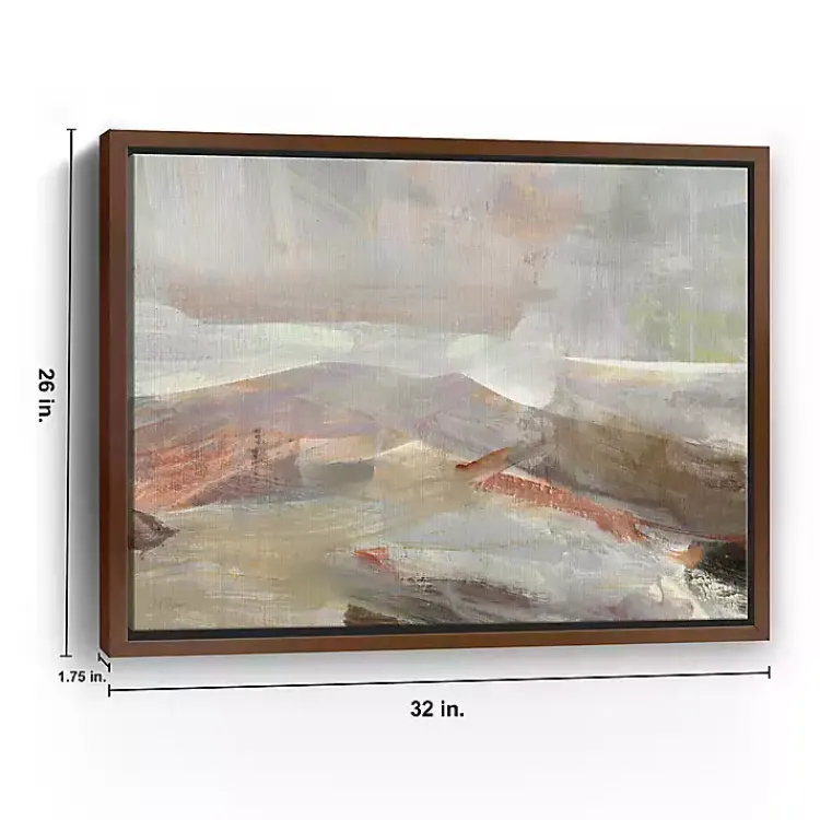 Framed Art-Kirklands Home Distant Canyon Framed Canvas Art Print