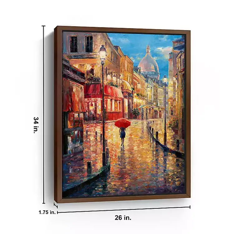 Canvas Art-Kirklands Home Montmartre Evening Framed Canvas Art Print
