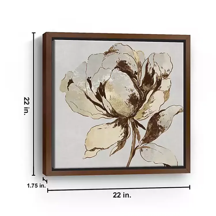 Framed Art-Kirklands Home Golden Blossom II Framed Canvas Art Print