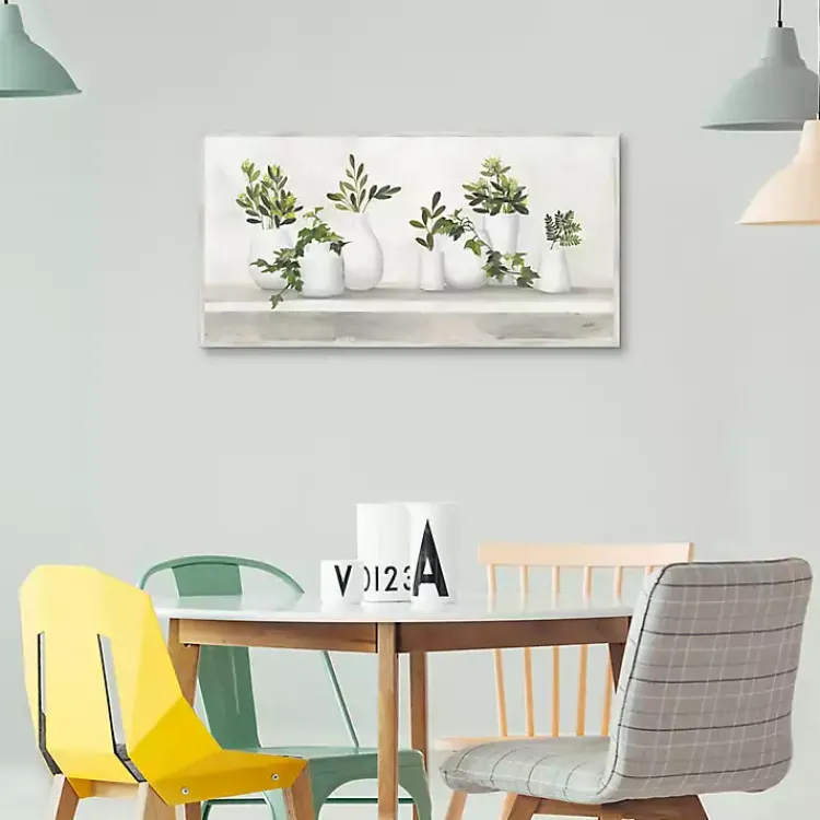 Framed Art-Kirklands Home Plant Shelf Life Framed Canvas Art Print