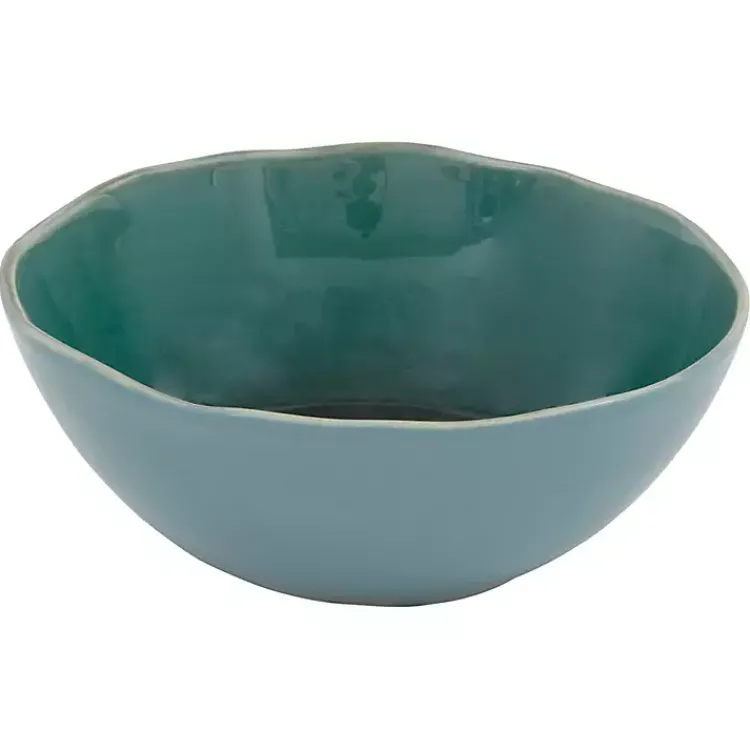 Dinnerware-Kirklands Home Emerald Crackle Glazed 16-pc. Dinnerware Set Green
