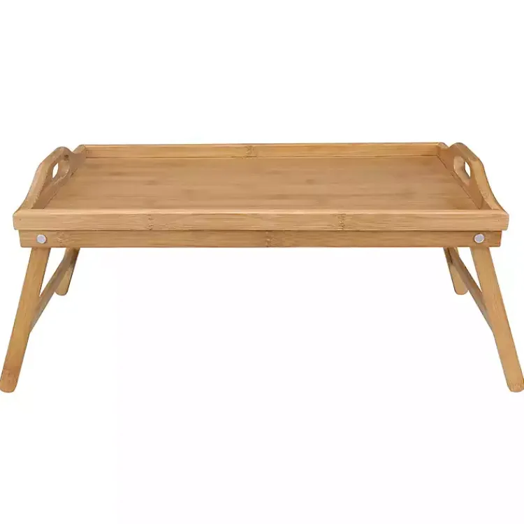 Serving & Entertaining-Kirklands Home Bamboo Folding Tray Tan