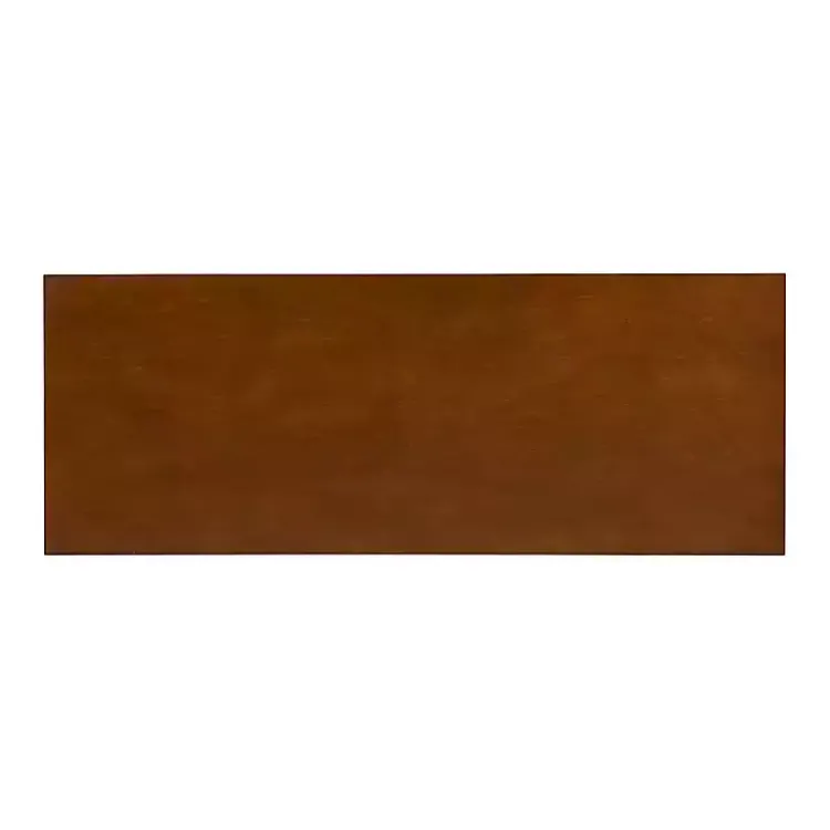 Console Tables-Kirklands Home Wood Slatted Bottom Shelf Console Table Brown