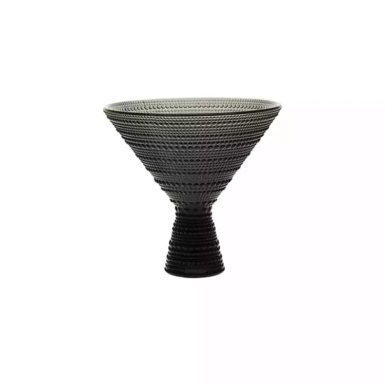 Glassware & Drinkware-Kirklands Home Storm Jill Beaded Martini Glasses, Set of 4 Gray