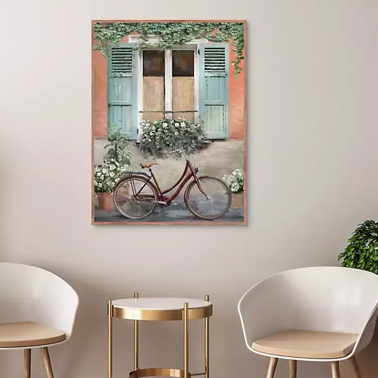 Framed Art-Kirklands Home Velo de Montpellier Framed Canvas Art Print