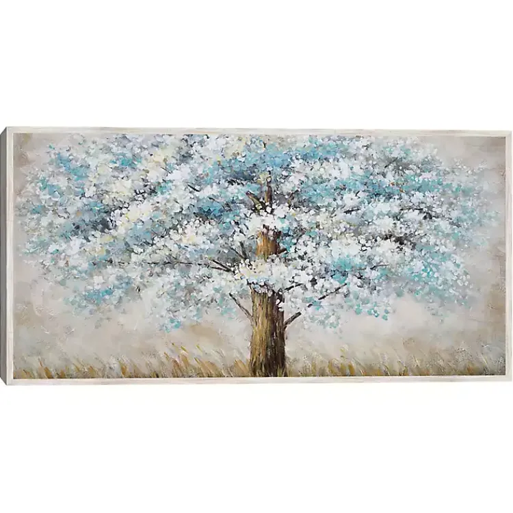 Canvas Art-Kirklands Home Blue Solitude Framed Canvas Art Print