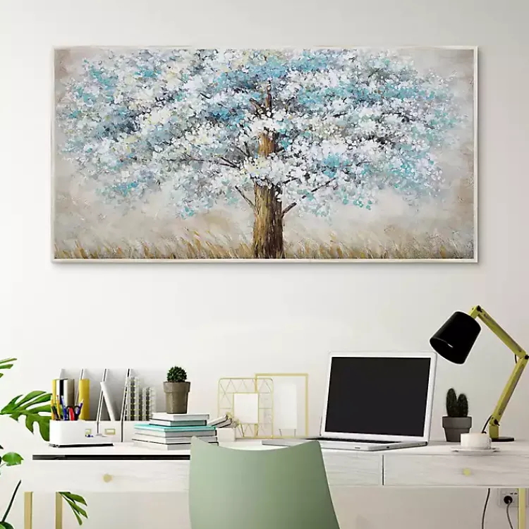 Canvas Art-Kirklands Home Blue Solitude Framed Canvas Art Print