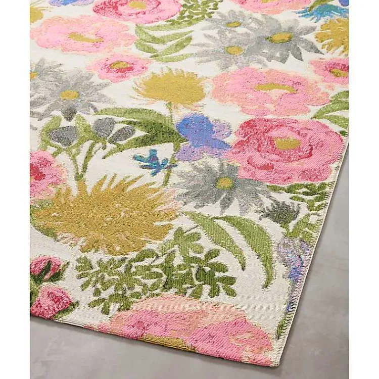 Area Rugs-Kirklands Home Daylight Garden Party Indoor/Outdoor Rug, 6x9