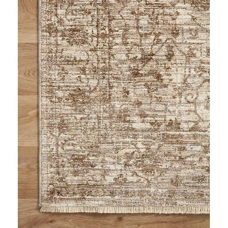 Area Rugs-Kirklands Home Neutral Sorrento Medallion Area Rug, 5x7 Tan