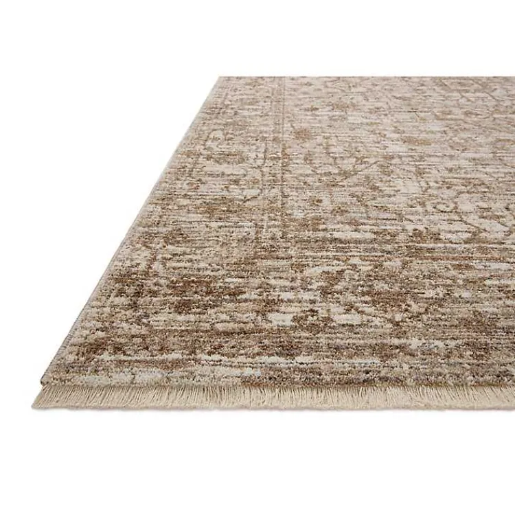 Area Rugs-Kirklands Home Neutral Sorrento Medallion Area Rug, 6x9 Tan