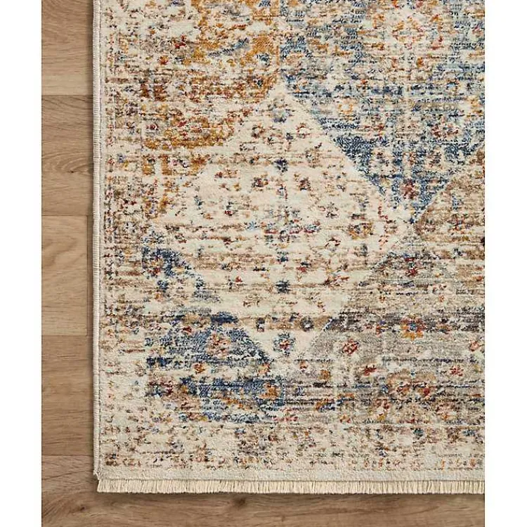 Area Rugs-Kirklands Home Neutral Diamond Patchwork Area Rug, 5x7