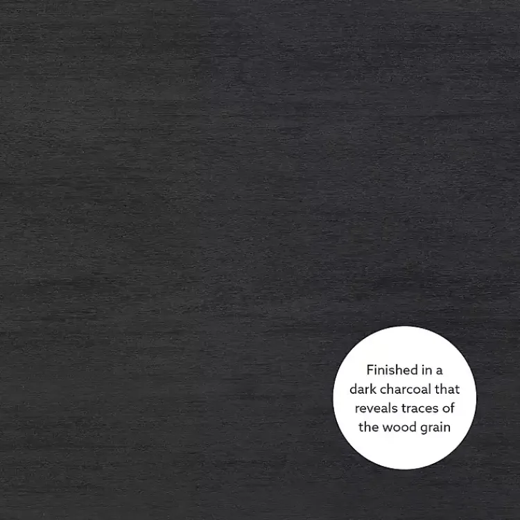 Dining Sets-Kirklands Home Charcoal Wood Upholstered 5-pc. Dining Set Gray