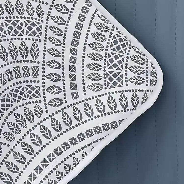 Quilts-Kirklands Home Blue Scalloped Reversible 2-pc. Twin Quilt Set