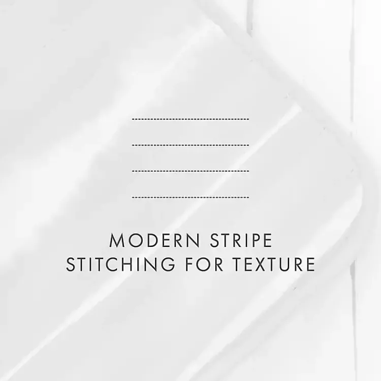 Quilts-Kirklands Home Gray Linear Reversible 3-pc. Queen Quilt Set