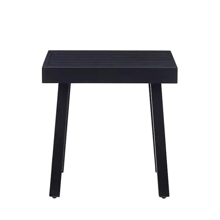 Outdoor Tables-Kirklands Home Holland Outdoor Side Table Black