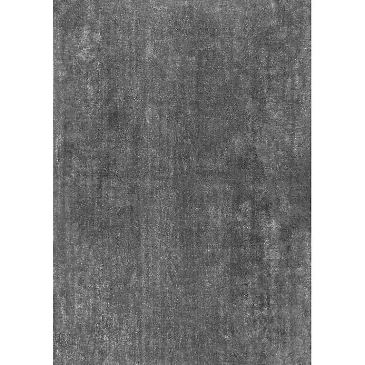 Area Rugs-Kirklands Home Shag Washable Area Rug, 6x9 Gray