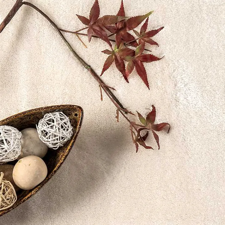 Area Rugs-Kirklands Home Whitlow Shag Washable Area Rug, 6x9 Ivory