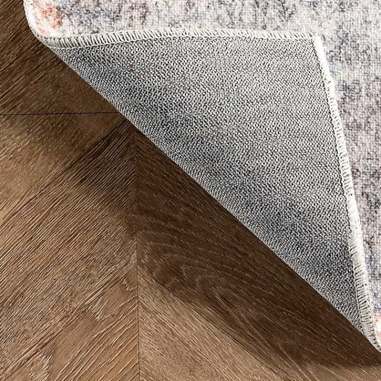 Area Rugs-Kirklands Home Bea Distressed Vintage Washable Area Rug, 5x8