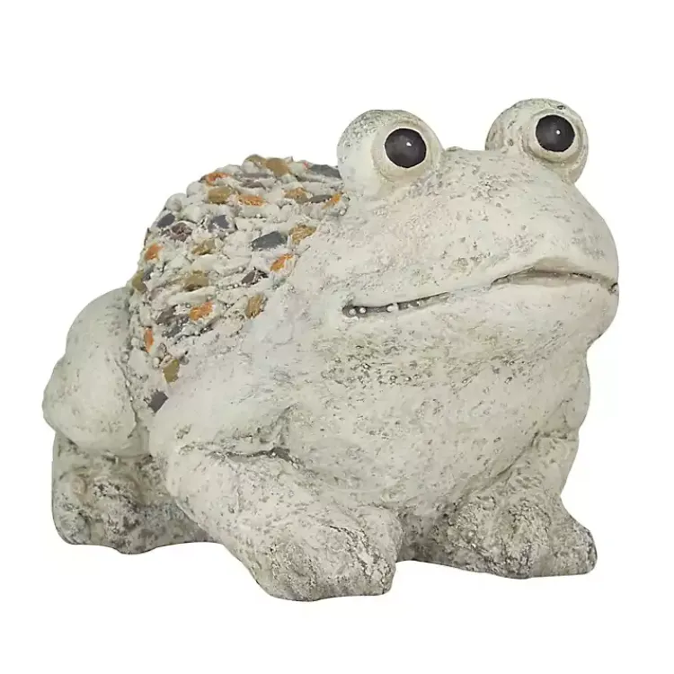Garden Statues-Kirklands Home Textured Frog Statue Gray