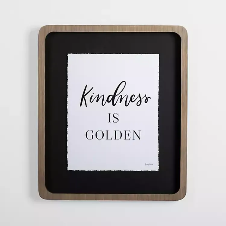 Wall Quotes & Signs-Kirklands Home Kindness is Golden Wall Plaque