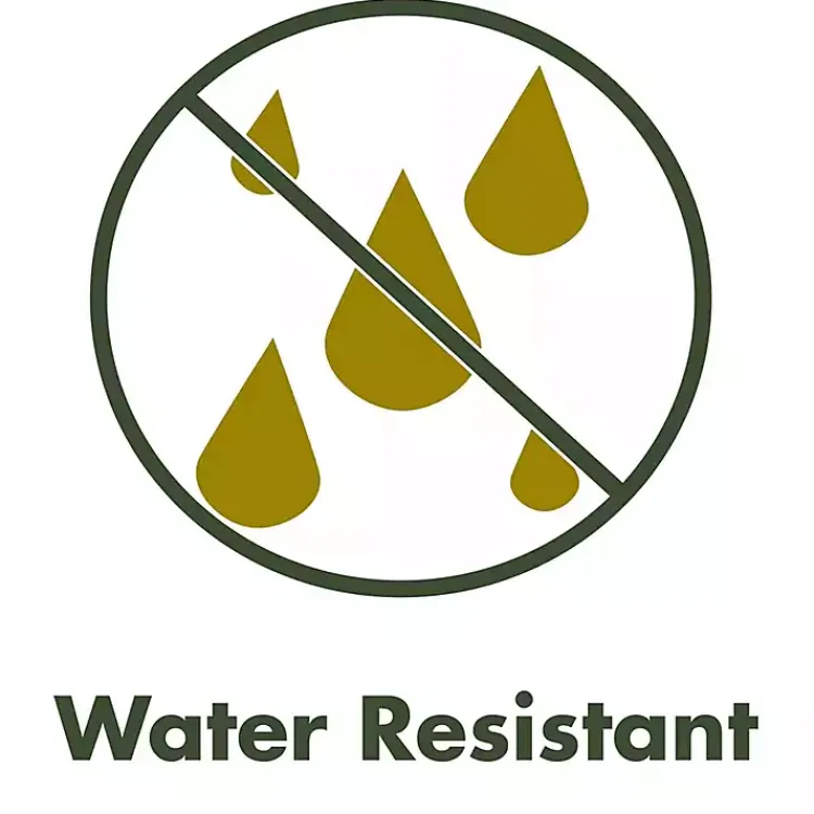 Outdoor Cushions & Pillows-Kirklands Home Beige French Edge Outdoor Wicker Settee Cushion Tan