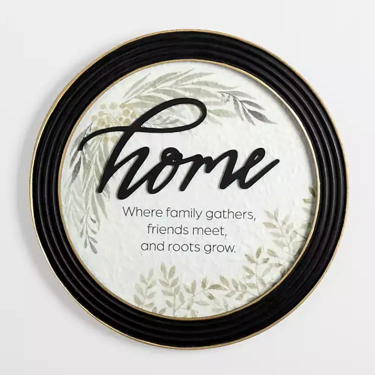 Wall Quotes & Signs-Kirklands Home Home Botanical Framed Wall Plaque