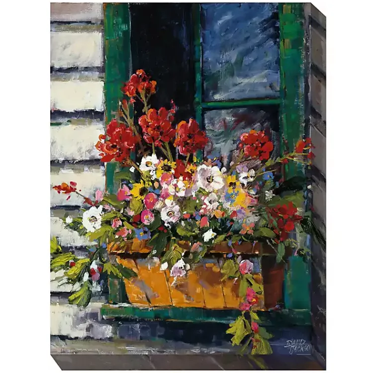 Outdoor Wall Decor-Kirklands Home Window of Color Outdoor Canvas Art Print Multi