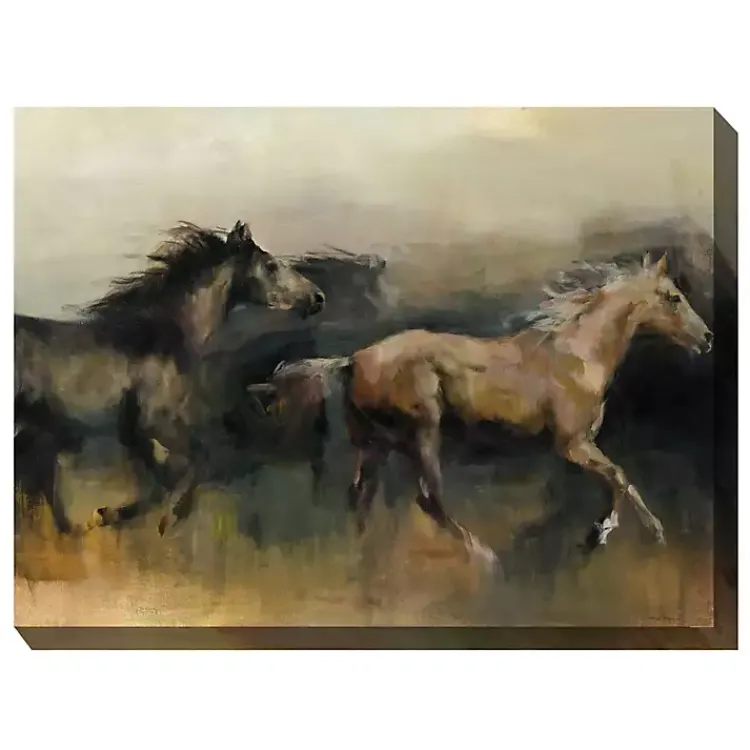 Outdoor Wall Decor-Kirklands Home Free Rein Outdoor Canvas Art Print