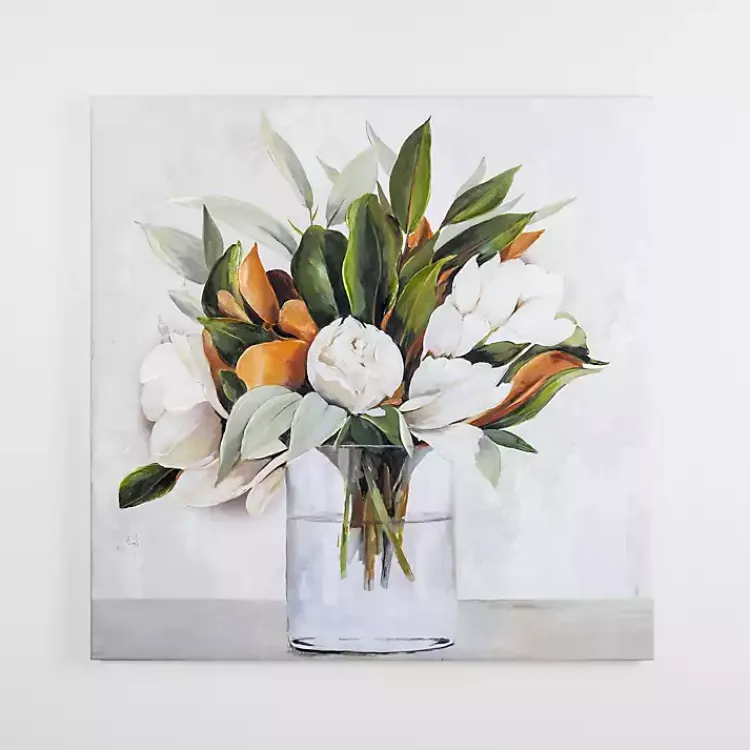 Canvas Art-Kirklands Home Magnolia Bouquet Canvas Art Print