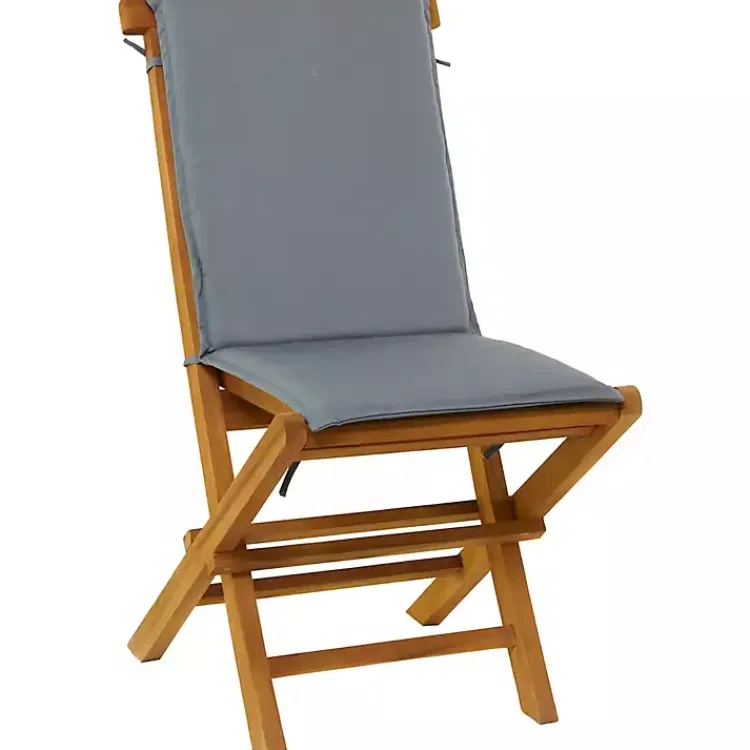 Outdoor Dining-Kirklands Home Wood Outdoor Folding Dining Chairs, Set of 2 Brown