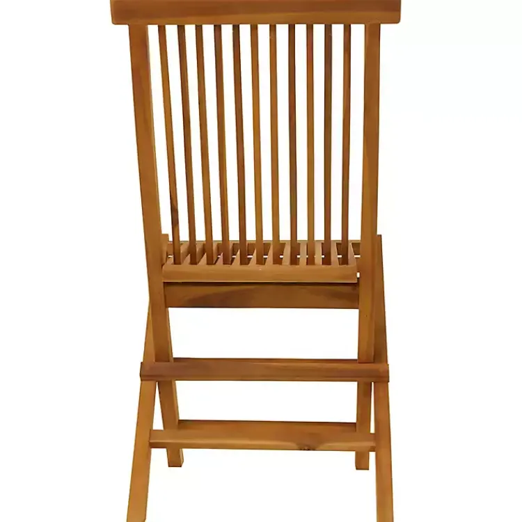 Outdoor Dining-Kirklands Home Wood Outdoor Folding Dining Chairs, Set of 2 Brown