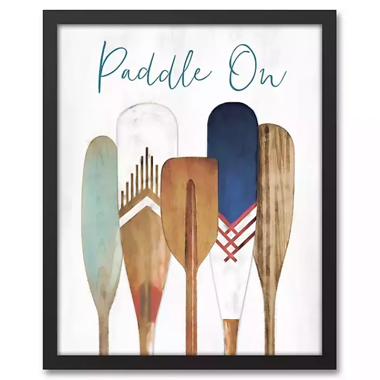 Canvas Art-Kirklands Home Paddle On Framed Canvas Art Print Multi