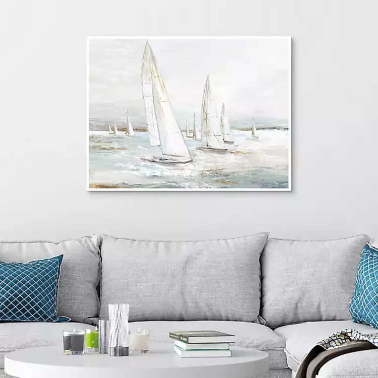 Canvas Art-Kirklands Home Windswept Sails I Framed Canvas Art Print