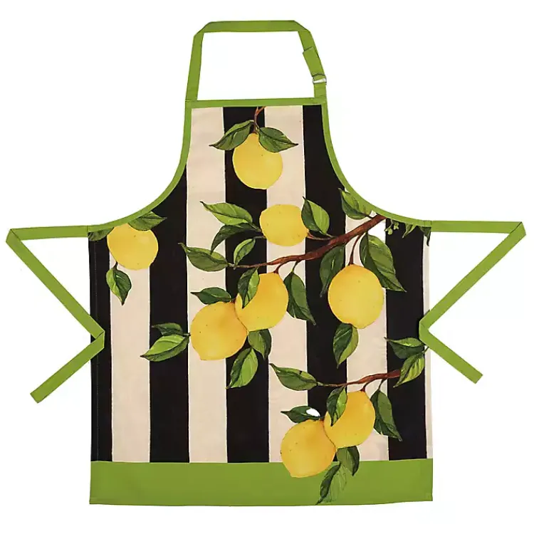 Kitchen Accessories-Kirklands Home Lemon Branch Apron