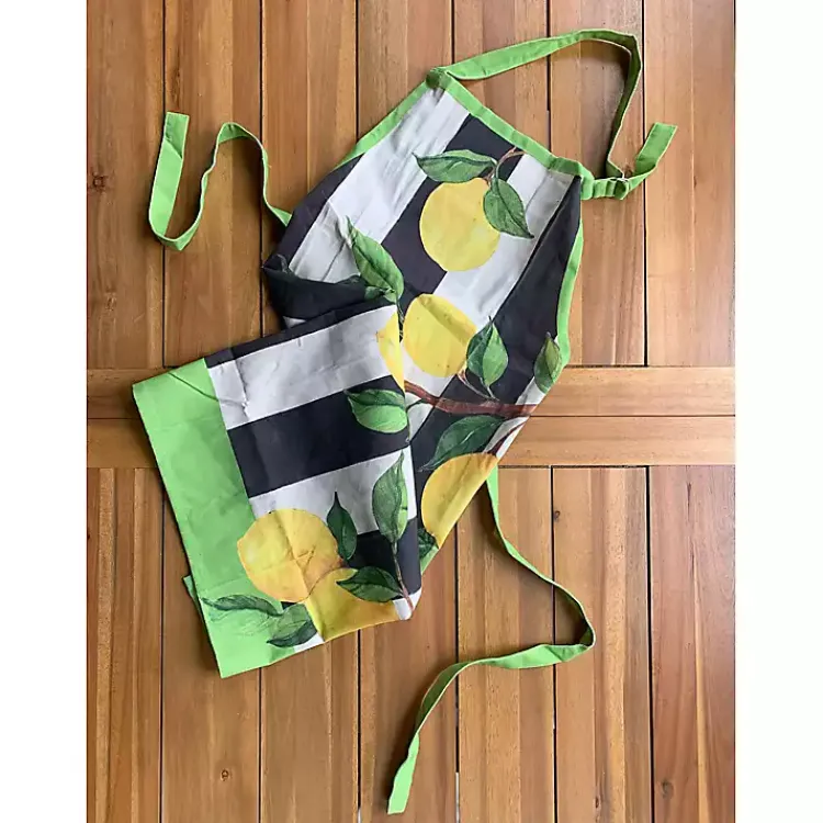 Kitchen Accessories-Kirklands Home Lemon Branch Apron