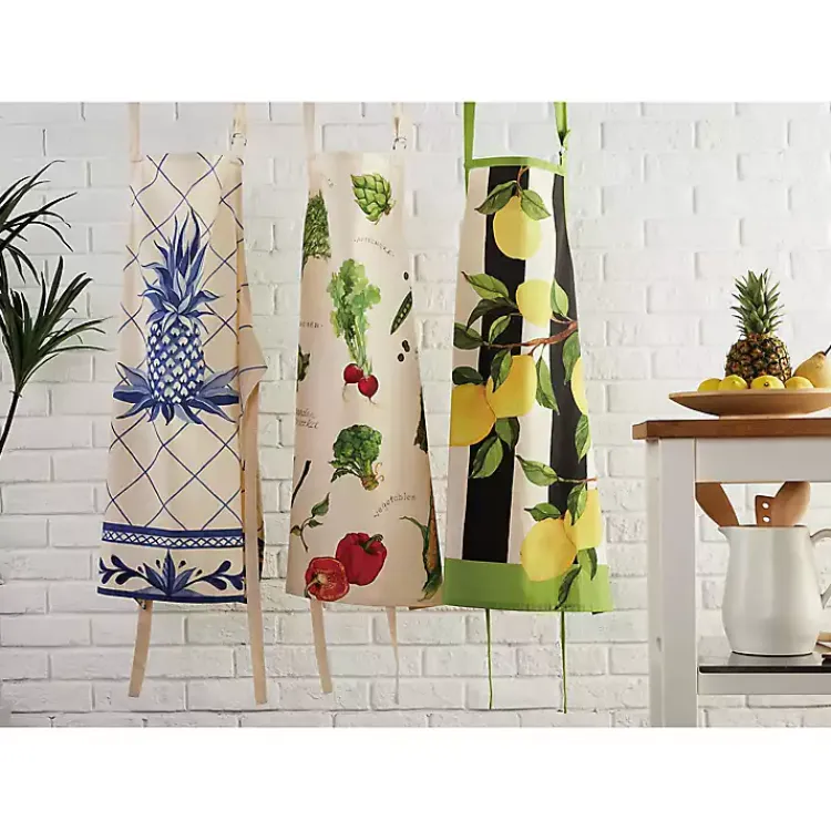 Kitchen Accessories-Kirklands Home Lemon Branch Apron