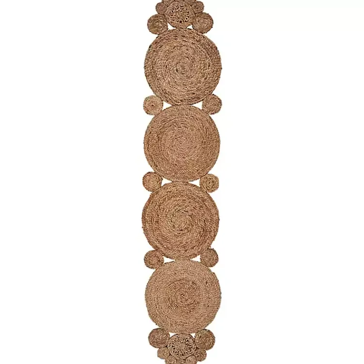 Table Linens-Kirklands Home Decorative Braided Jute Table Runner Tan