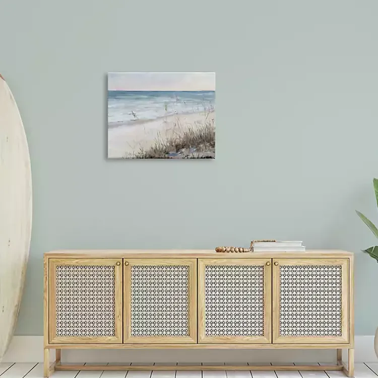 Canvas Art-Kirklands Home Soft Beach Canvas Art Print, 30x24 Blue