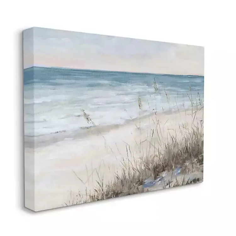 Canvas Art-Kirklands Home Soft Beach Canvas Art Print, 30x24 Blue