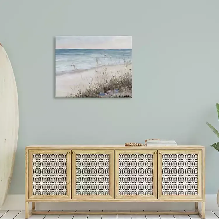 Canvas Art-Kirklands Home Soft Beach Canvas Art Print, 40x30 Blue