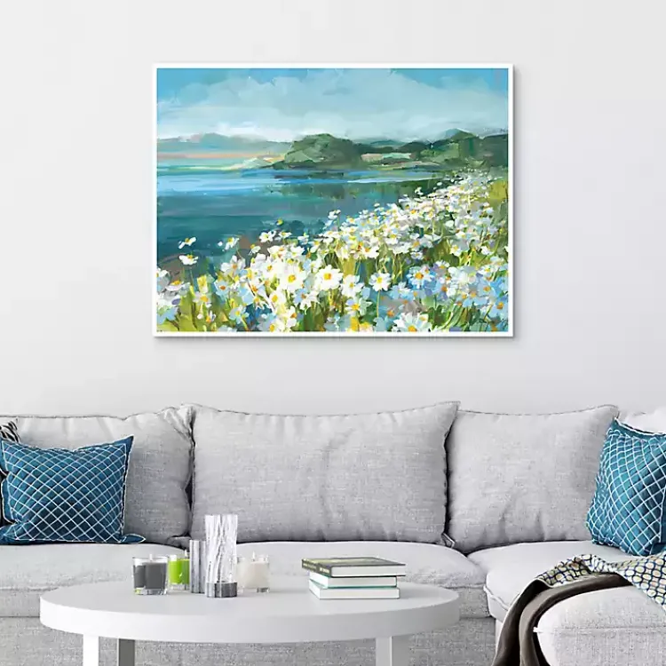 Canvas Art-Kirklands Home Wild Daisy Bay Framed Canvas Art Print