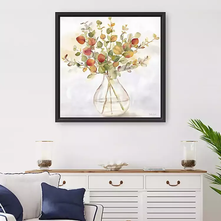 Canvas Art-Kirklands Home Spice Eucalyptus Framed Canvas Print, 30x30 in.