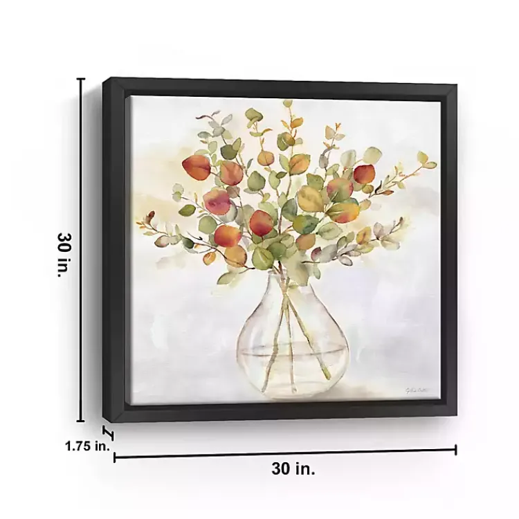 Canvas Art-Kirklands Home Spice Eucalyptus Framed Canvas Print, 30x30 in.